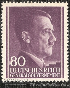 Duże zdjęcie 80 gr "Portret Hitlera"
