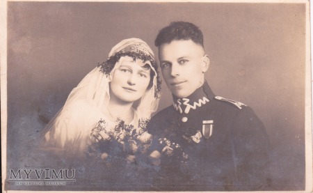 Fotografia ślubna sierżanta 56 P.P. Wlkp.