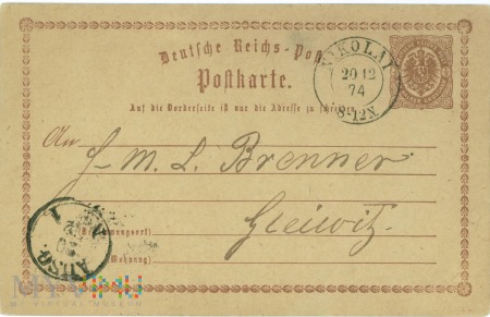 Duże zdjęcie Kartka pocztowa- Nikolai- 1874