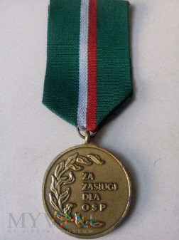 Duże zdjęcie Medal Za Zasługi Dla OSP Powiatu Kłobuckiego