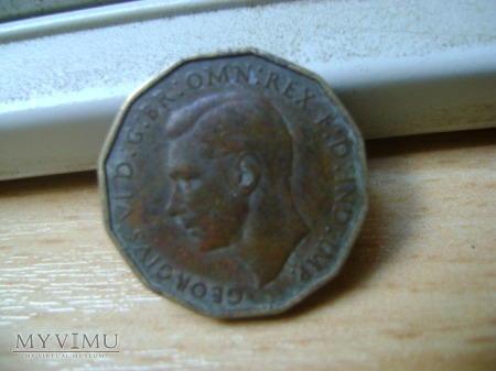 three pence 1937