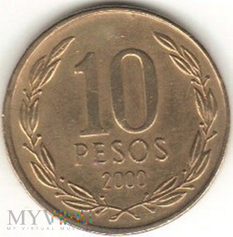 10 PESOS 2000