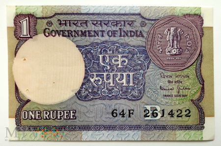 1 rupia 1990