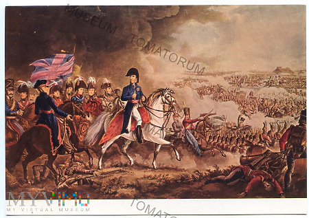 Waterloo - Książe Wellington ze swoim sztabem