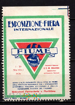 3.4a-FIUME 1926 Expo ITALIE