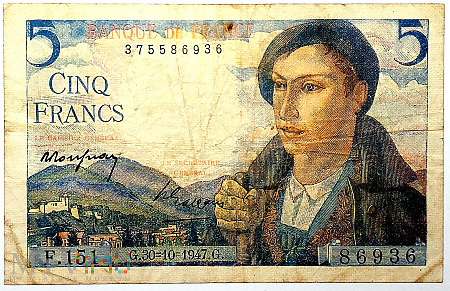 Francja 5 franków 1947