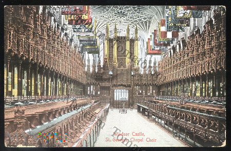 London - Zamek Windsor - Kaplica - 1906