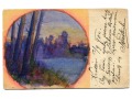 1900 Pocztówka Ręcznie Malowana Nowy Sącz