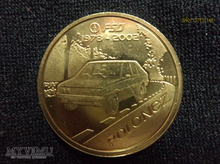 Duże zdjęcie medal POLONEZ wraz z certyfikatem