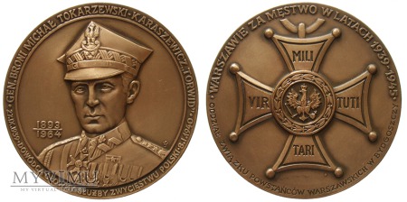 Gen. Michał Tokarzewski-Karaszewicz medal 1991