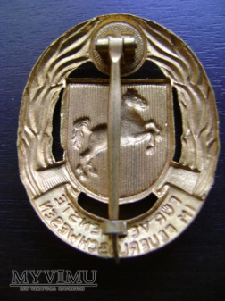 złota odznaka niemiecka