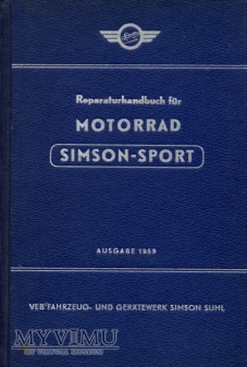 AWO Simson-Sport. Instrukcja napraw z 1959 r.