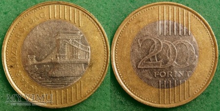 Duże zdjęcie Węgry, 200 Forint 2009