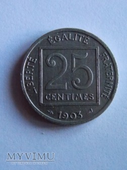 25 CENTIMÓW-1903-FRANCJA