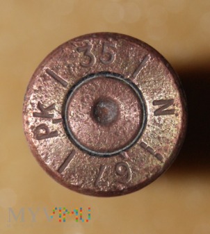 Łuska karabinowa 7,92x57 mm Mauser nr. 35