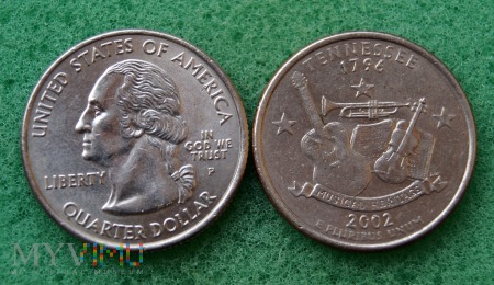 25 CENTS Tennessee 2002