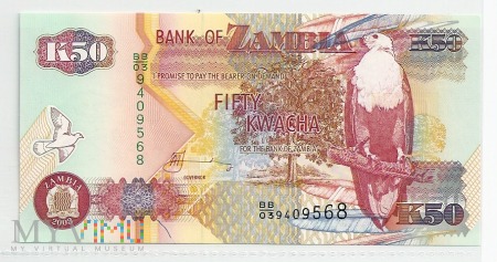 Zambia.5.Aw.50 kwacha.2003.P-37d.2