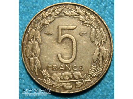 5 FRANCS-KAMERUN 1958