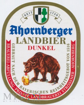 Etykieta piwna z niedźwiedziem