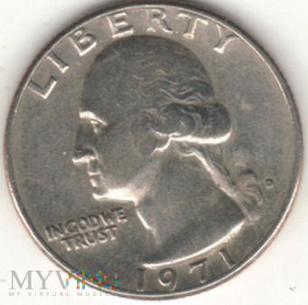Duże zdjęcie 0,25 DOLLAR 1971 D
