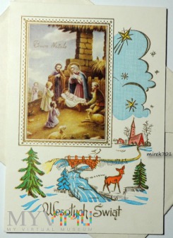 Kartka świąteczna Wesołych Świąt Bożego Narodzenia