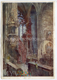 Praha - Ambona w kościele św. Vita - 1941