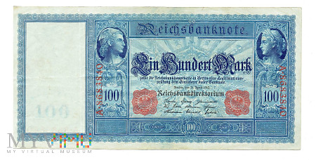 Niemcy - 100 mark 1910r.