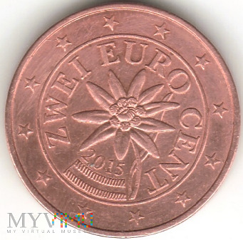 2 EURO CENT 2015