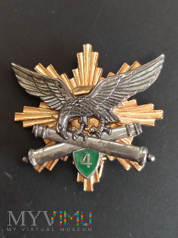 Odznaka 8 Pułku Artylerii / 4 Bateria - Francja