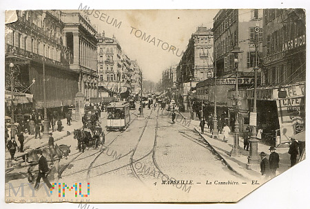Marseille - La Cannebiere - 1907