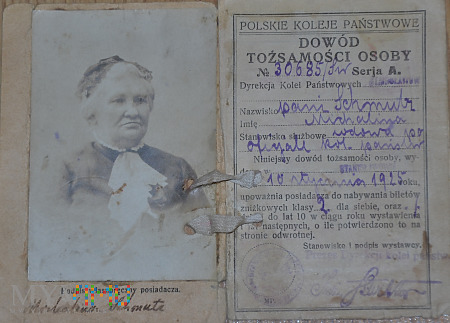 Dowód tożsamości z DOKP Stanisławów - 1925 r.