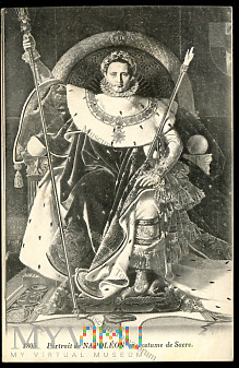 Napoleon I w stroju koronacyjnym - pocz. XX w.