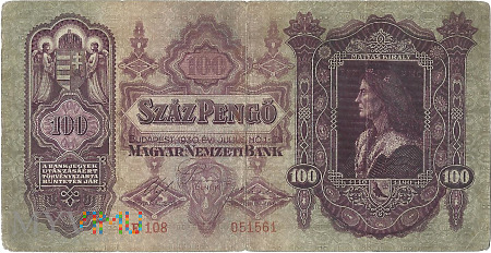 Duże zdjęcie Węgry 100 Pengo (1930)