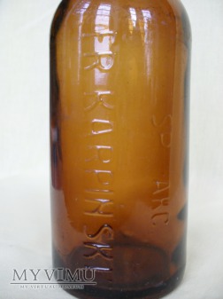 Butelka szklana - kabłąkowa (Karpiński - Polska)