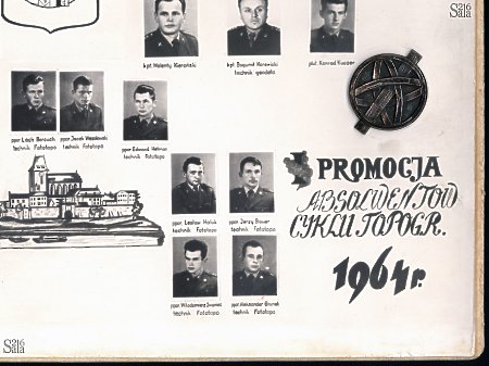 Tablo - Oficerska Szkoła Artylerii w Toruniu-1964