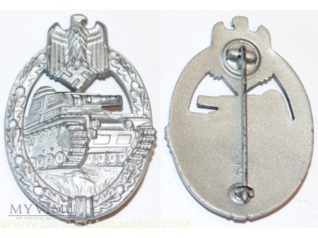 Panzer Kampf Abzeichen in Silber