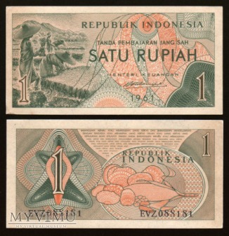 Indonesia - P 78 - 1 Rupiah - 1961