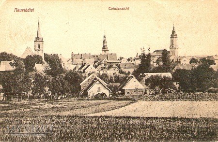 Panorama miasta od strony zachodniej - 1927 r.