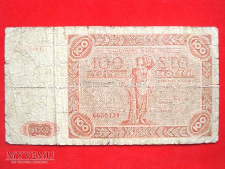 100 złotych 1947 rok