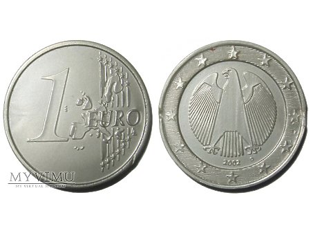 Duże zdjęcie Żeton plastikowy 1 euro Niemcy 2002