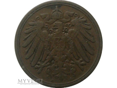 1 Pfennig 1904 rok.