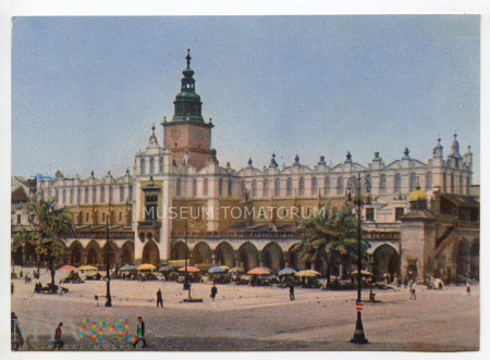 Duże zdjęcie Kraków - Rynek - Sukiennice - lata 60-te