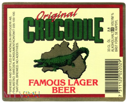 CROCODILE Original Famous Lager