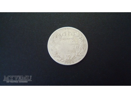 six pence 1893