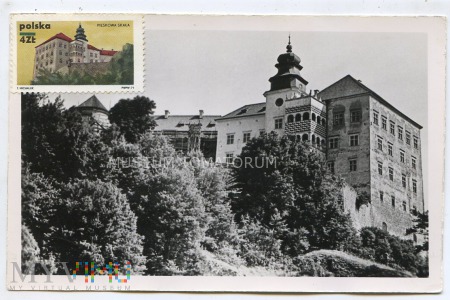 Pieskowa Skała od wschodu (zamek) - 1969 rok.
