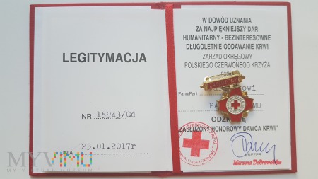 Legitymacja Odznaki ZHDK - III stopień