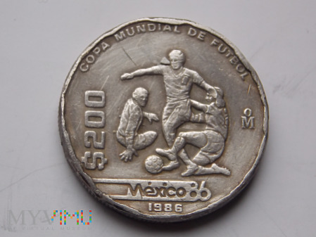 200 PESOS 1986 - MEKSYK