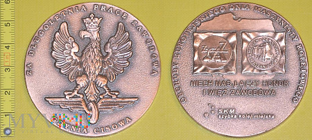 Medal kolejowy - związkowy ZZMK Gdynia Cisowa