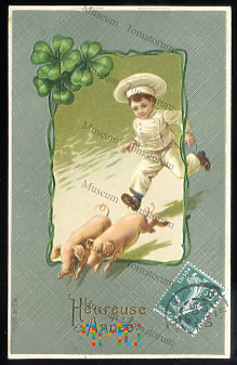 Świnka Noworoczna - 1909