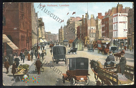London - ulica High Holborn - 1911